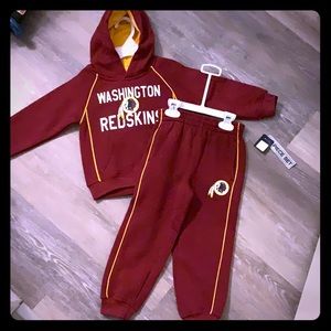 Washington Redskins 3T Hooded Sweatsuit
